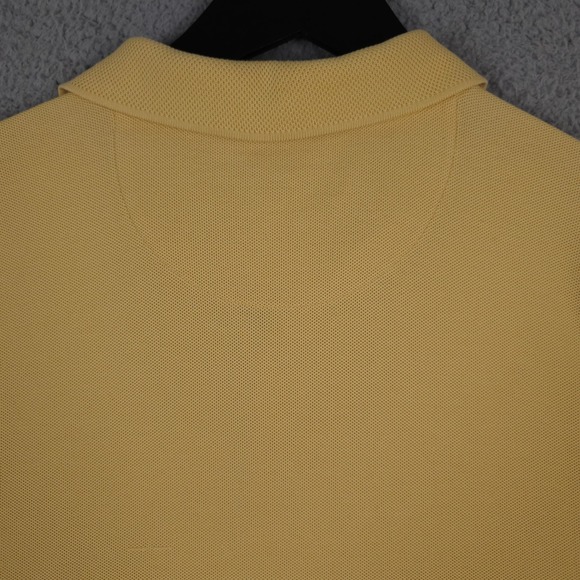 Vintage Tommy Bahama Polo Shirt Mens XL Yellow Pima Cotton Blend Pique Knit - Picture 10 of 12